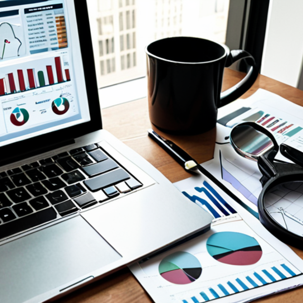 **Image Prompt:** A cluttered desk with financial statements, a magnifying glass, and a modern laptop displaying complex data visualizations, hinting at the blend of traditional and AI-driven value investing, illuminated by soft window light.