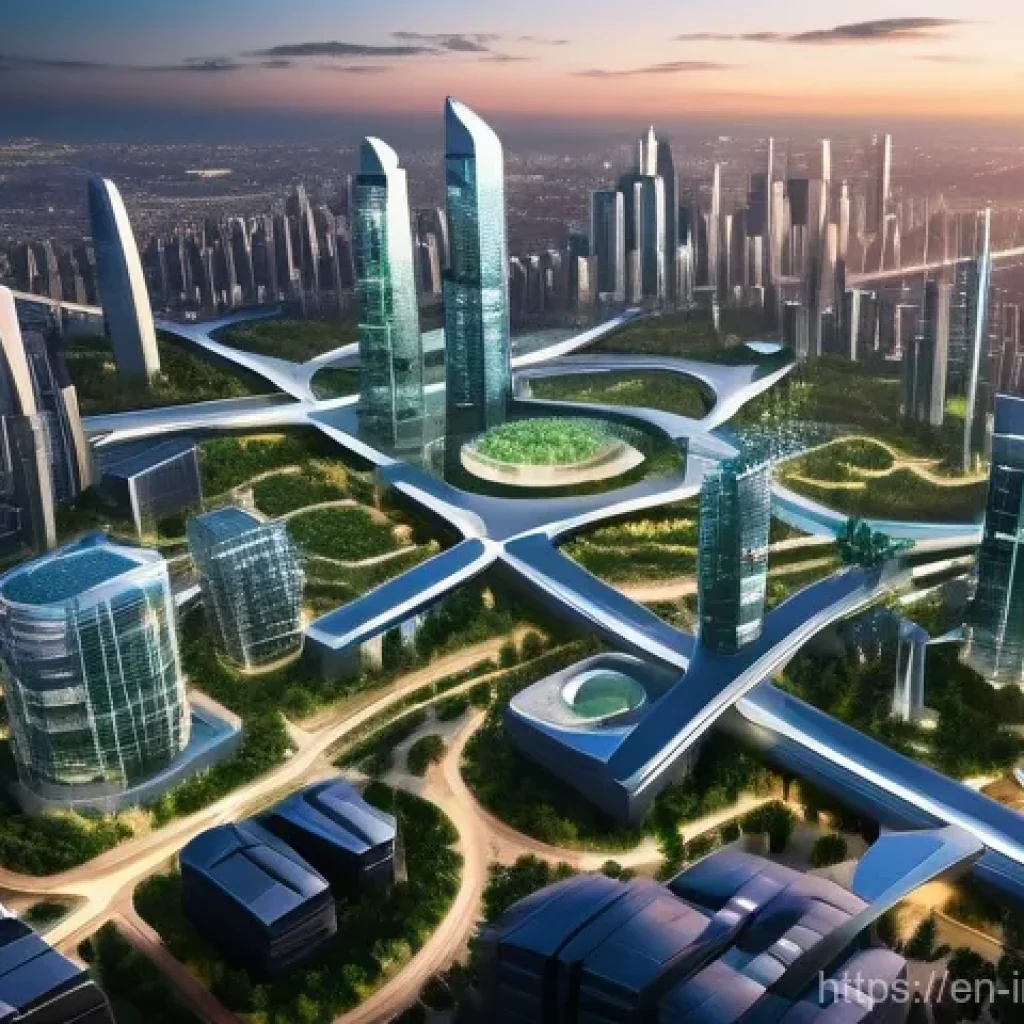 가치 투자자가 알아야 할 재무제표 분석 - **Prompt:** A sprawling, meticulously constructed futuristic city, viewed from a slightly elevated a...