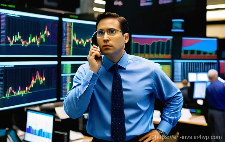 가치 투자에 필요한 심리적 준비 - **Prompt:** A diverse group of adult investors, dressed in modern business casual attire, standing o...