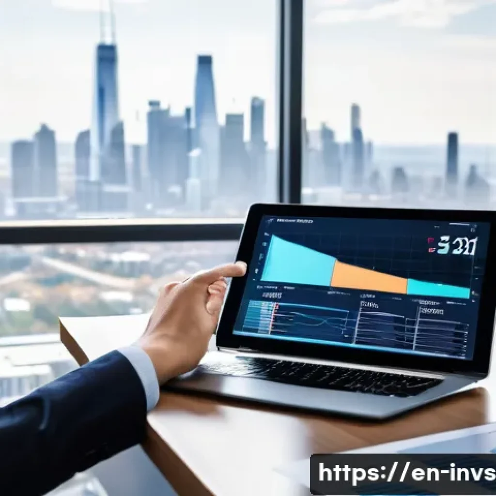 가치 투자자가 주식 분석 시 체크리스트 - A professional business analyst examining detailed financial charts and reports on a modern digital ...