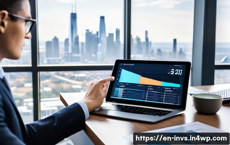 가치 투자자가 주식 분석 시 체크리스트 - A professional business analyst examining detailed financial charts and reports on a modern digital ...